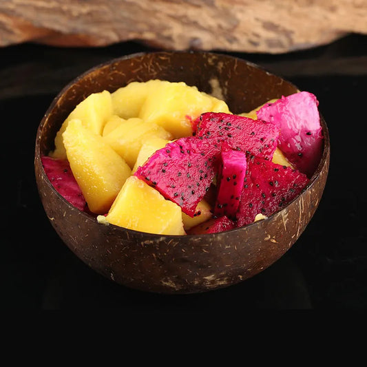 Mini Coconut Bowl filled with fruit